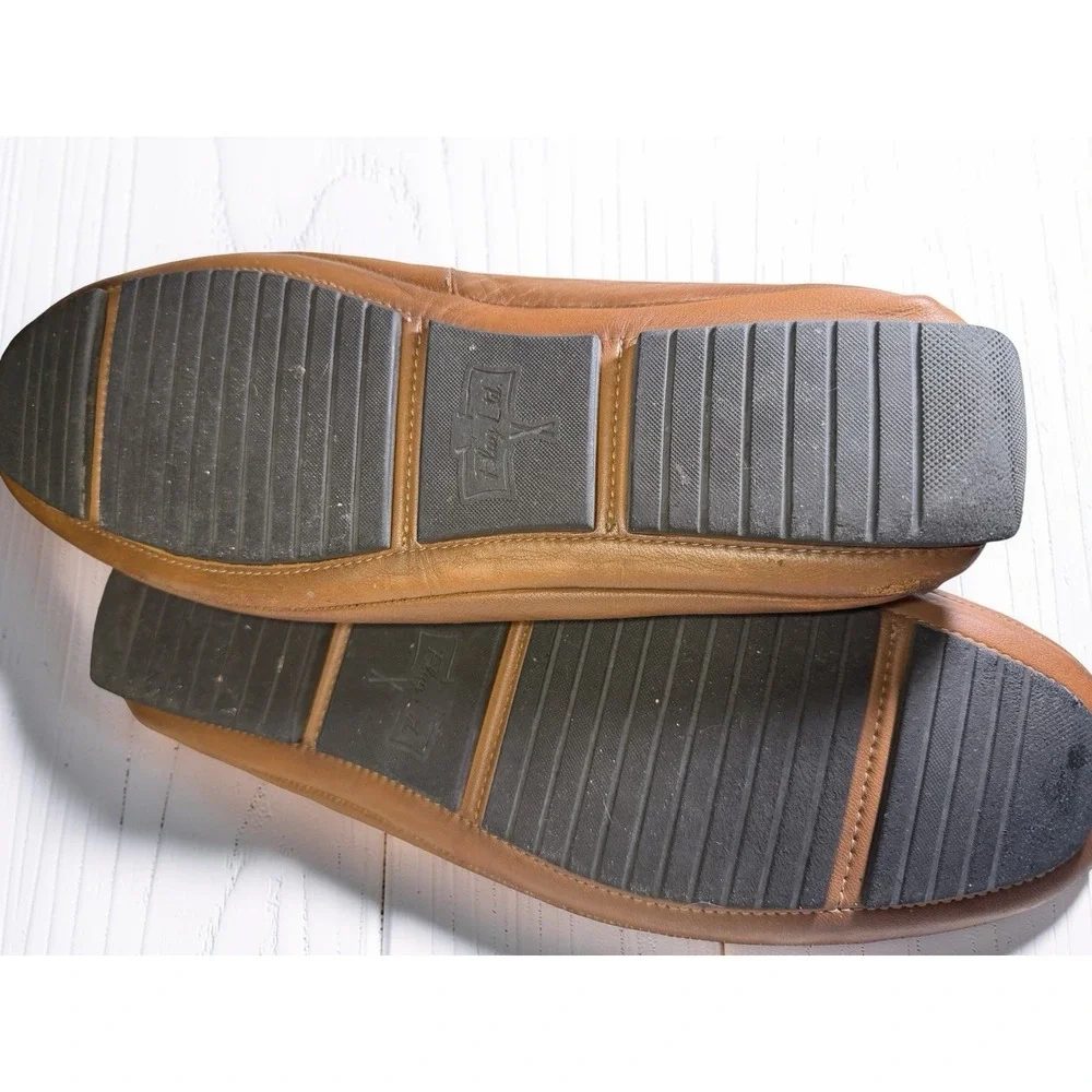 Flag Ltd. Nappa Glove Tan Leather Men's Loafer Size 10